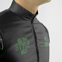 GILET COUPE VENT SILA IRON STYLE 2.0 VERT Référence 2750 V-VESTE SILA SPORTS 