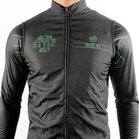 GILET COUPE VENT SILA IRON STYLE 2.0 VERT Référence 2750 V-VESTE SILA SPORTS 