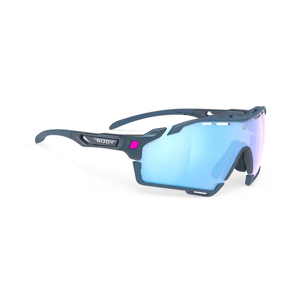 LIGNE DE COUPE/CUTLINE Couleur : Cosmic Blue With Multilaser Ice Lenses Cosmic Bumpers E-LUNETTES RUDY PROJECT 