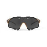 LUNETTE LIGNE DE COUPE ADRE BRONZE FADE AVEC VERRES SMOKE BLACK FADE BLACK BUMPERS E-LUNETTES RUDY PROJECT 