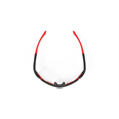 LUNETTE LIGNE DE COUPE CADRE EN CARBONE CUTLINE AVEC VERRES PHOTOCHROMIQUES IMPACTX-2 TRANSPARENTS À ROUGES PARE-CHOCS ROUGES E-LUNETTES RUDY PROJECT 