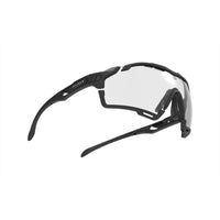 LUNETTE LIGNE DE COUPE CADRE NOIR MAT CUTLINE AVEC VERRES PHOTOCHROMIQUES IMPACTX-2 TRANSPARENTS À NOIRS PARE-CHOCS NOIRS E-LUNETTES RUDY PROJECT 