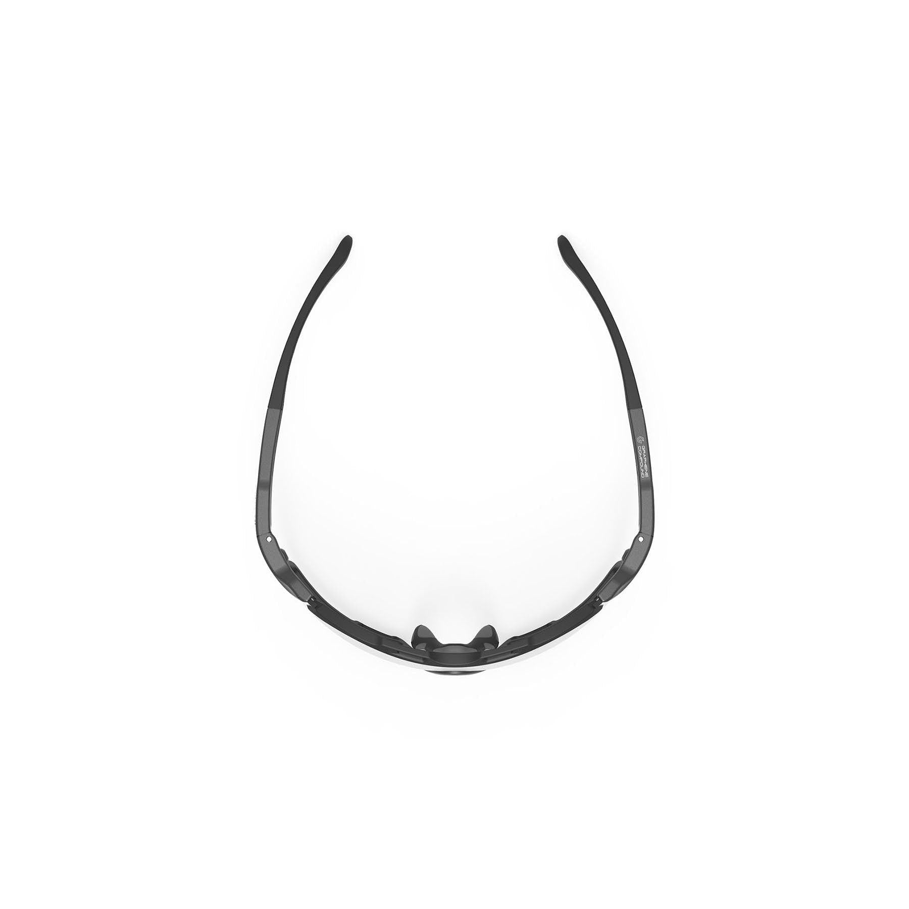 LUNETTE LIGNE DE COUPE CADRE NOIR MAT CUTLINE AVEC VERRES PHOTOCHROMIQUES IMPACTX-2 TRANSPARENTS À NOIRS PARE-CHOCS NOIRS E-LUNETTES RUDY PROJECT 