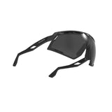 LUNETTES DEFENDER / MONTURE NOIR MAT ET VERRES NOIR FUMÉE PARE-CHOCS NOIRS E-LUNETTES RUDY PROJECT 