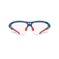 LUNETTES PROPULSE MONTURE MATE BLEU PACIFIQUE DE PROPULSE ET VERRES TRANSPARENTS PHOTOCHROMIQUES À ROUGE IMPACTX-2 PROPULSE MONTURE BLEU MAT ET VERRES PHOTOCHROMIQUES IMPACTX-2 TRANSPARENTS À ROUGES PROPULSE E-LUNETTES RUDY PROJECT 