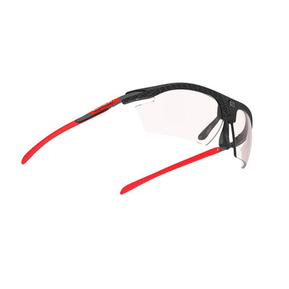LUNETTES RYDON MONTURE RYDON CARBONIUM ET VERRES PHOTOCHROMIQUES IMPACTX-2 ROUGE CLAIR À LASER ROUGE E-LUNETTES RUDY PROJECT 