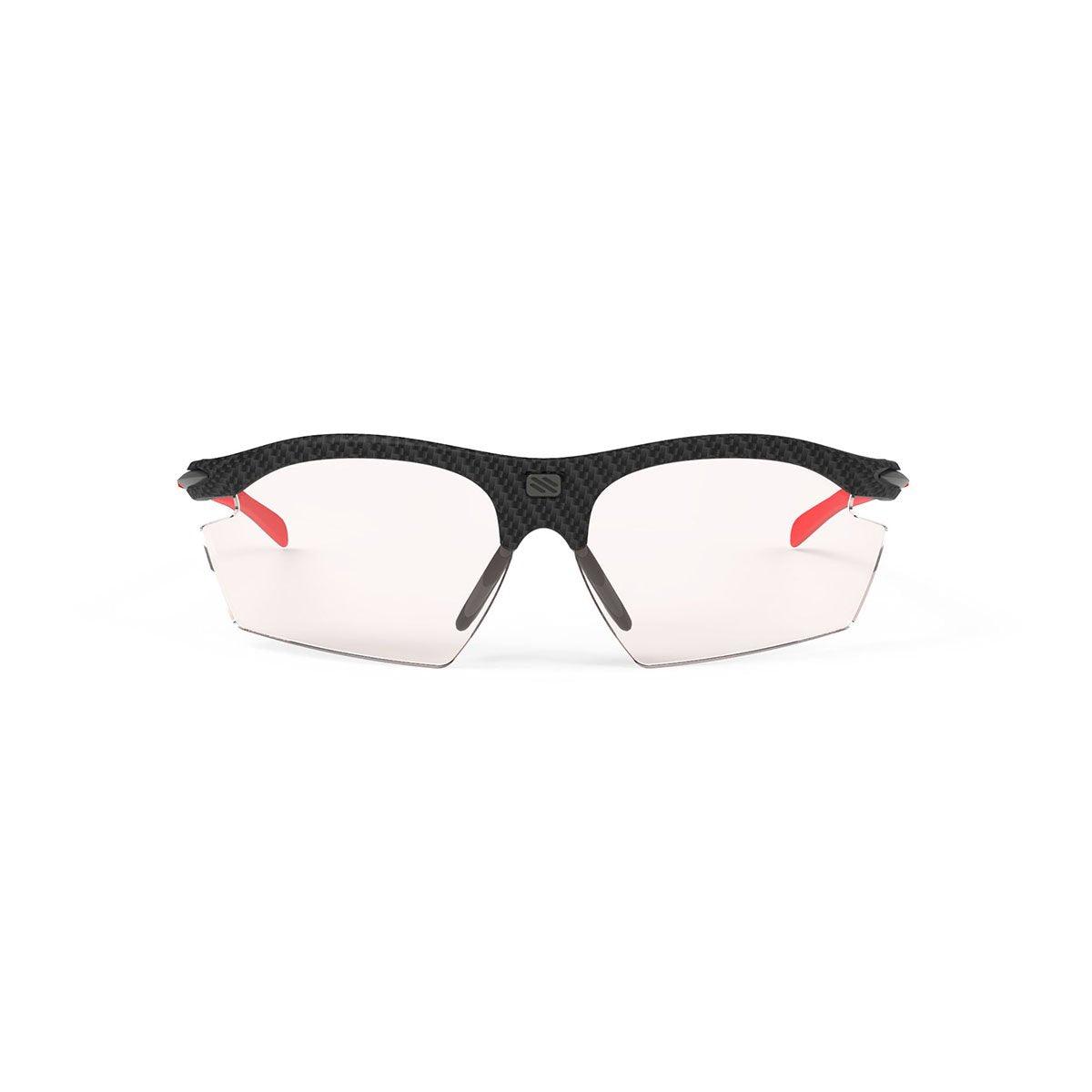 LUNETTES RYDON MONTURE RYDON CARBONIUM ET VERRES PHOTOCHROMIQUES IMPACTX-2 ROUGE CLAIR À LASER ROUGE E-LUNETTES RUDY PROJECT 