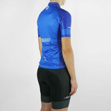 MAILLOT FEMME SILA AZALEA STYLE - BLEU - Manches courtes Référence 2931 - Bleu V-MAILLOT SILA SPORTS 