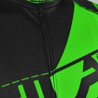 MAILLOT FLUO STYLE 3 VERT MANCHES COURTES 1219 V-MAILLOT SILA SPORT 