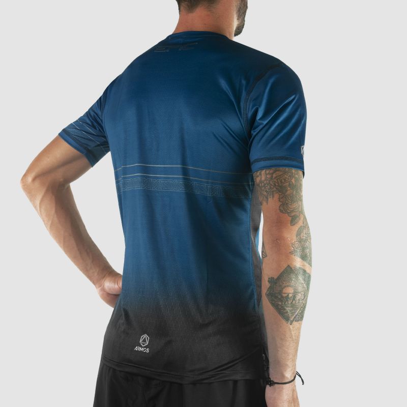 MAILLOT MC RUNNING HOMME PRO ULTRALIGHT EPIC BLEU V-MAILLOT SILA SPORT 