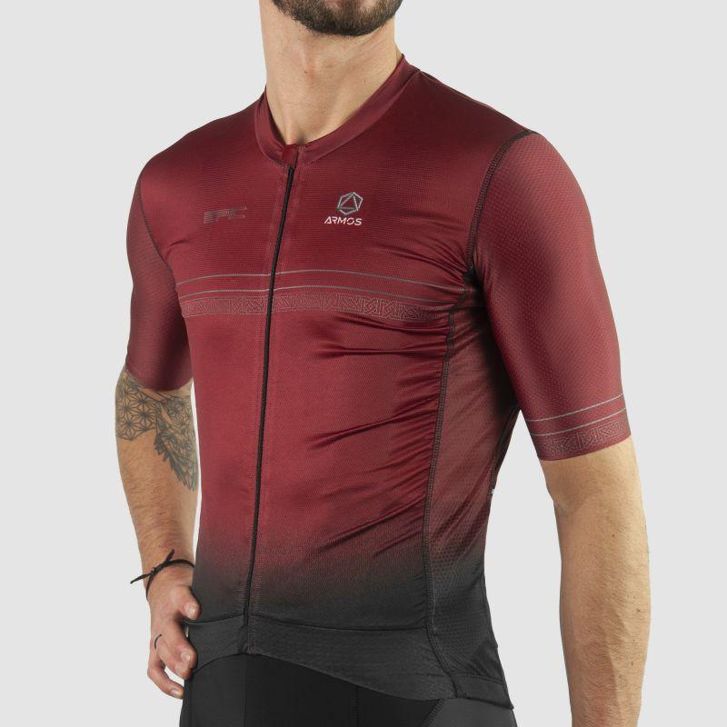 MAILLOT PRO RACE ARMOS EPIC GRENAT MC V-MAILLOT SILA SPORTS 