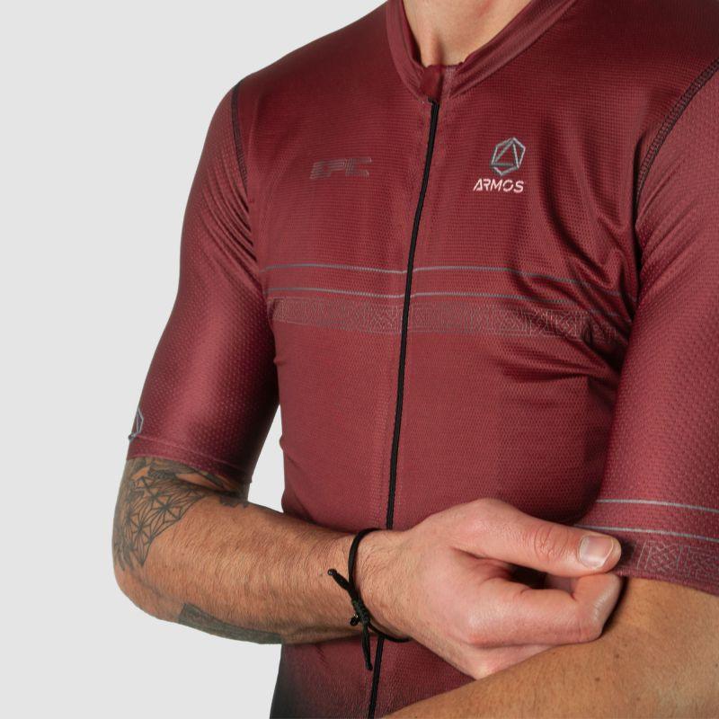 MAILLOT PRO RACE ARMOS EPIC GRENAT MC V-MAILLOT SILA SPORTS 