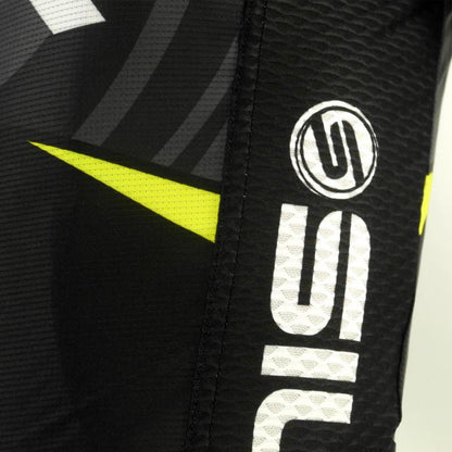MAILLOT PRO RACE SILA TEAM - JAUNE FLUO - MC 1735 V-MAILLOT SILA SPORT 