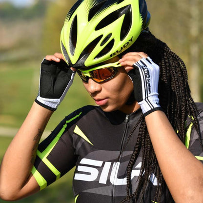 MAILLOT PRO RACE SILA TEAM - JAUNE FLUO - MC 1735 V-MAILLOT SILA SPORT 