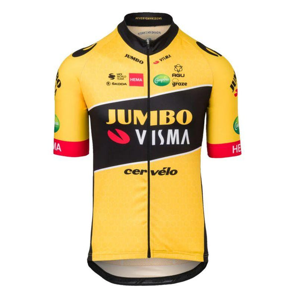 Jumbo Visma Jvc Cyclisme MAILLOT REPLICA JUMBO VISMA 2022 MC 3261 Montreal Internationnal