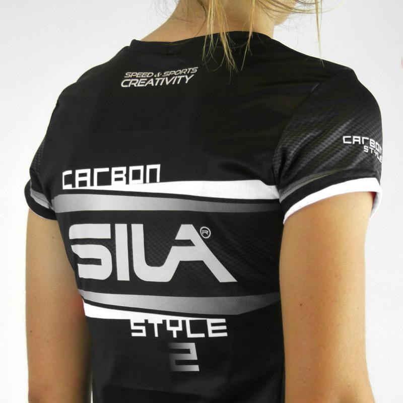 MAILLOT RUNNING FEMME - SILA CARBON STYLE 2 - BLANC - MC 1707 M-RUNNING SILA SPORT 