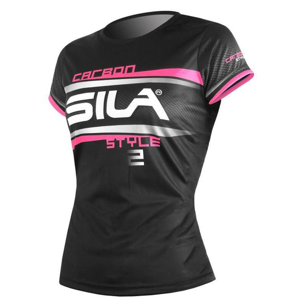 MAILLOT RUNNING FEMME - SILA CARBON STYLE 2 - ROSE - MC 1708 M-RUNNING SILA SPORT XS 1708 ROSE/PINK
