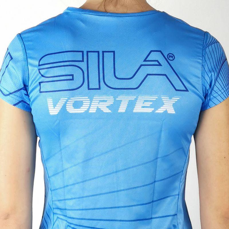 MAILLOT RUNNING FEMME SILA VORTEX - BLEU Référence 2225 - V-MAILLOT SILA SPORT 