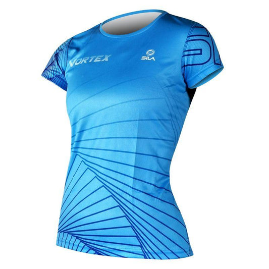 MAILLOT RUNNING FEMME SILA VORTEX - BLEU Référence 2225 - V-MAILLOT SILA SPORT XS BLEU 
