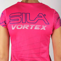 MAILLOT RUNNING FEMME SILA VORTEX - ROSE Référence 2226 - V-MAILLOT SILA SPORT 