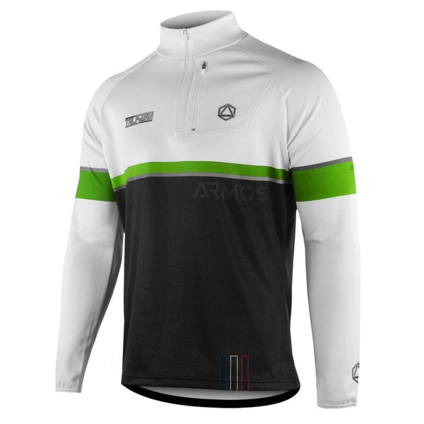 MAILLOT RUNNING HIVER ARMOS TALISMAN VERT V-MAILLOT SILA SPORT XS VERT 