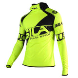 MAILLOT RUNNING HIVER - SILA FLUO STYLE 3 - JAUNES 1913 V-MAILLOT SILA SPORT S JAUNE FLUO 