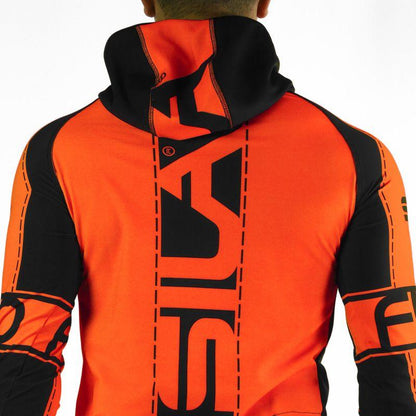 MAILLOT RUNNING HIVER - SILA FLUO STYLE 3 - ORANGE 2426 V SILA SPORT 