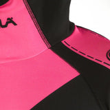 MAILLOT RUNNING HIVER - SILA FLUO STYLE 3 - ROSE 2424 V-MAILLOT SILA SPORT 