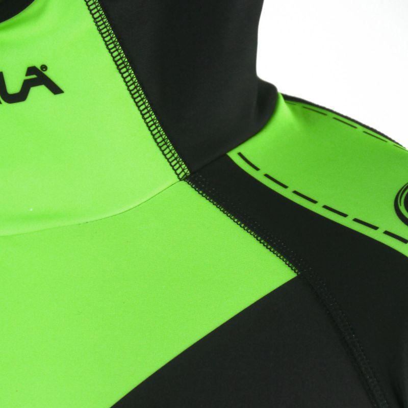 MAILLOT RUNNING HIVER - SILA FLUO STYLE 3 - VERT 2425 V SILA SPORT 