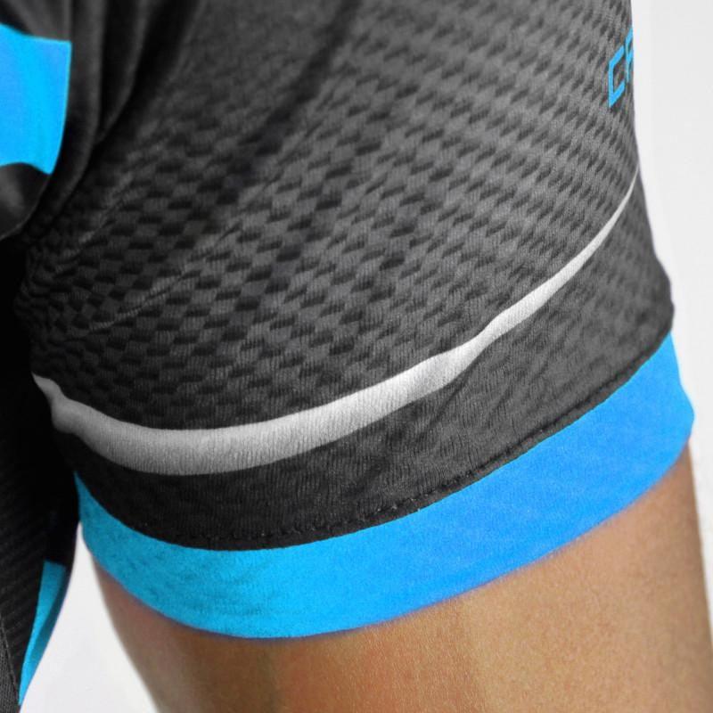 MAILLOT RUNNING HOMME - SILA CARBON STYLE 2 - BLEU - MC 1705 M-RUNNING SILA SPORT 