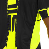 MAILLOT RUNNING HOMME - SILA FLUO STYLE 3 JAUNE - Manches courtes M-RUNNING SILA SPORT 