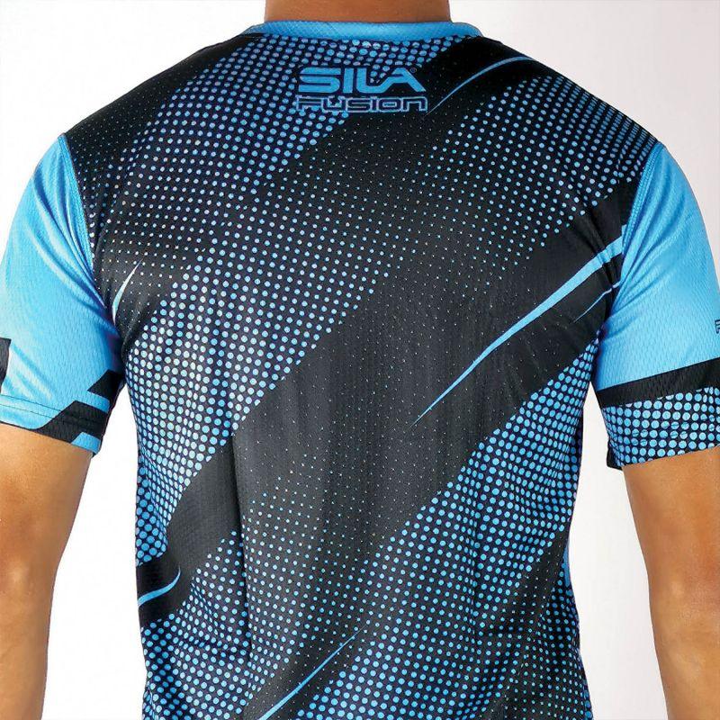 MAILLOT RUNNING HOMME SILA FUSION - BLEU Référence 2223 V-MAILLOT SILA SPORTS 