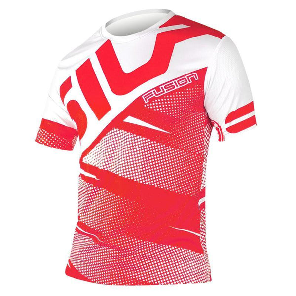 MAILLOT RUNNING HOMME SILA FUSION - ROUGE Référence 2222 V-MAILLOT SILA SPORTS XS ROUGE 