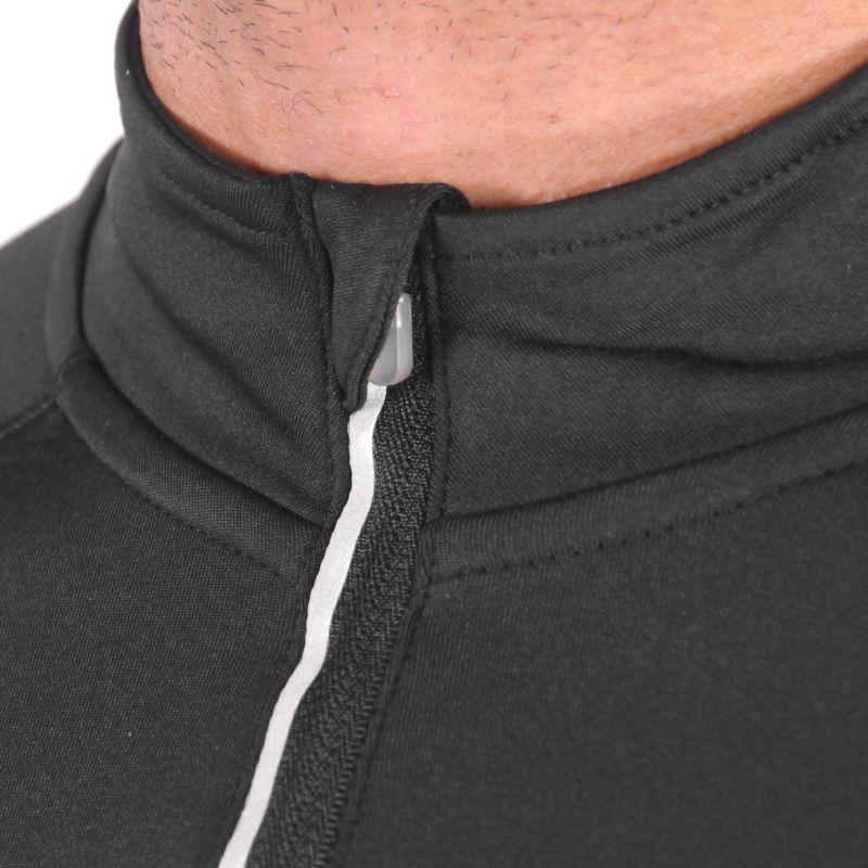 MAILLOT RUNNING HOMME - SILA PRIME NOIR - MANCHES LONGUES 1863 V-MAILLOT SILA SPORT 