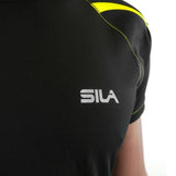 MAILLOT RUNNING - SILA PRIME NOIR - Manches courtes 1303 M-RUNNING SILA SPORT 