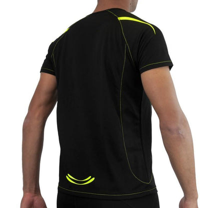 MAILLOT RUNNING - SILA PRIME NOIR - Manches courtes 1303 M-RUNNING SILA SPORT 