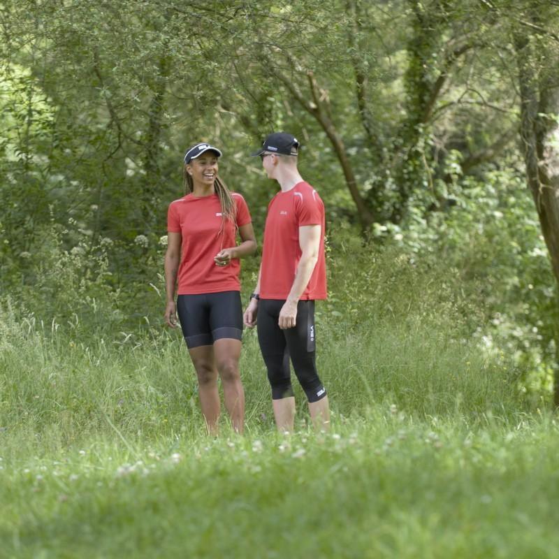 MAILLOT RUNNING - SILA PRIME ROUGE - Manches courtes 1299 M-RUNNING SILA SPORT 