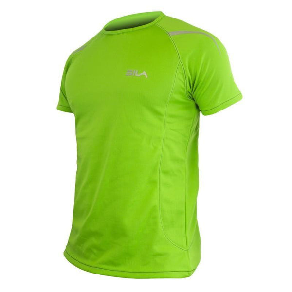 MAILLOT RUNNING - SILA PRIME VERT - Manches courtes 1300 M-RUNNING SILA SPORT S 1300 VERT