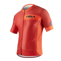 MAILLOT SILA CLASSY STYLE - ROUGE – Manches courtes V-MAILLOT SILA SPORT ROUGE XS 