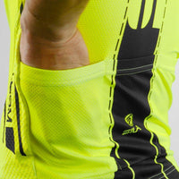 MAILLOT SILA FLUO STYLE 3 Plus – JAUNE – Manches courtes Référence 2754 V-MAILLOT SILA SPORTS 