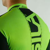 MAILLOT SILA FLUO STYLE 3 Plus – VERT – Manches courtes Référence 2755 - V-MAILLOT SILA SPORTS 
