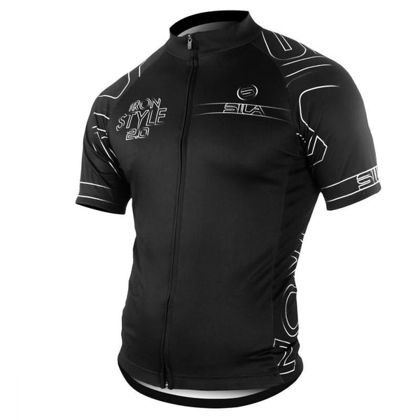 MAILLOT SILA IRON STYLE 2.0 BLANC - MANCHES COURTES 1488 V-MAILLOT SILA SPORT S 1488 NOIR/BLANC