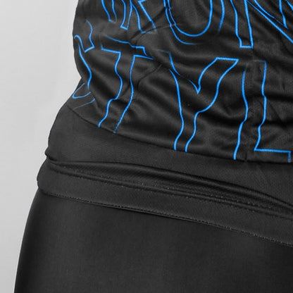 MAILLOT SILA IRON STYLE 2.0 BLEU - MANCHES COURTES 1489 V-MAILLOT SILA SPORT 