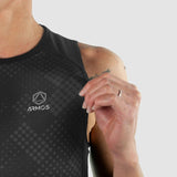 MAILLOT SM RUNNING FEMME PERFO ARMOS ASTÉRIA GRIS V-MAILLOT SILA SPORTS 