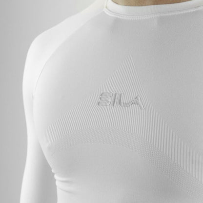 Maillot Underwear SILA PRIME Blanc Manches longues Modèle 1357 T-MAILLOT UNDERWEAR SILA SPORT 