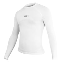 Maillot Underwear SILA PRIME Blanc Manches longues Modèle 1357 T-MAILLOT UNDERWEAR SILA SPORT 
