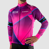 MAILLOT / VESTE MI-SAISON EVO SILASPORT MOZAIK STYLE ROSE V-MAILLOT SILA SPORT 