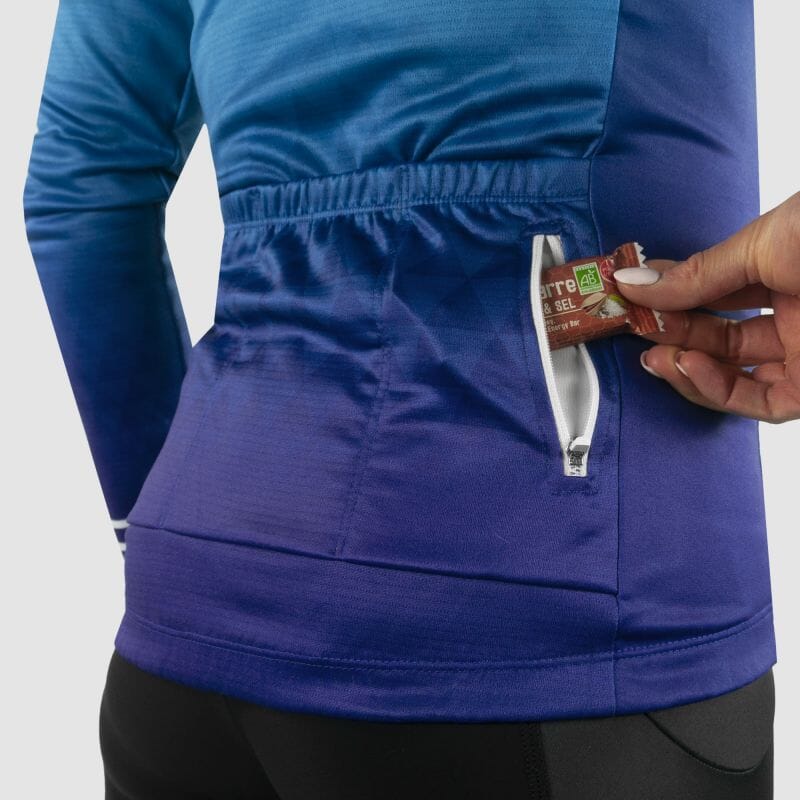 MAILLOT / VESTE MI-SAISON FEMME ARMOS DANA BLEU V-MAILLOT SILA SPORT 