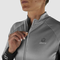 MAILLOT / VESTE MI-SAISON FEMME ARMOS DANA GRIS V-MAILLOT SILA SPORT 