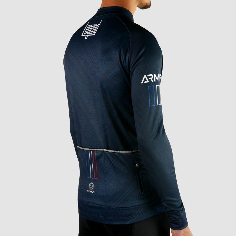 MAILLOT / VESTE MI SAISON PERFO ARMOS LEGEND BLEU MARINE V-MAILLOT SILA SPORT 